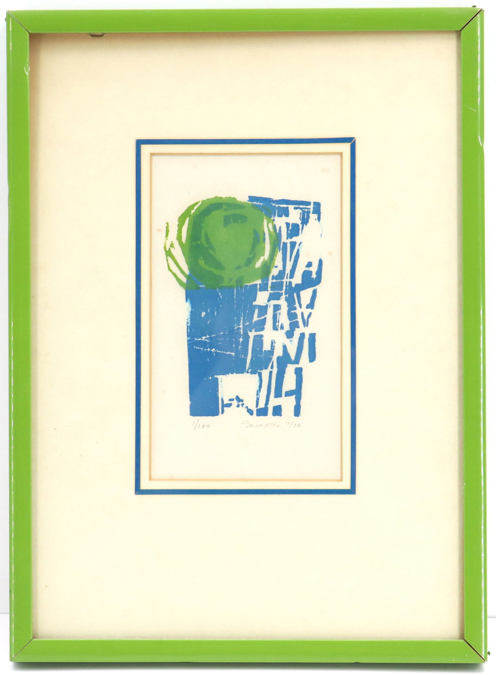 Rosanna Saccoccio (Born 1928) American, Signed and Numbered Woodcut Print (1 of 12)