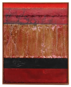 Jacques Bouthoorn (20th Century) Dutch American, Abstract Oil on Canvas, Signed