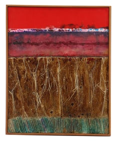 Jacques Bouthoorn (20th Century) Dutch American, Abstract Composition, Oil on Canvas, Signed