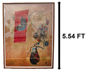 Dang Lebadang (1921  – 2015) Vietnamese/French, Still Life Serigraph