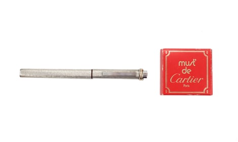 Must de Cartier France Vendome Trinity Fountain Pen with 18k Nib
