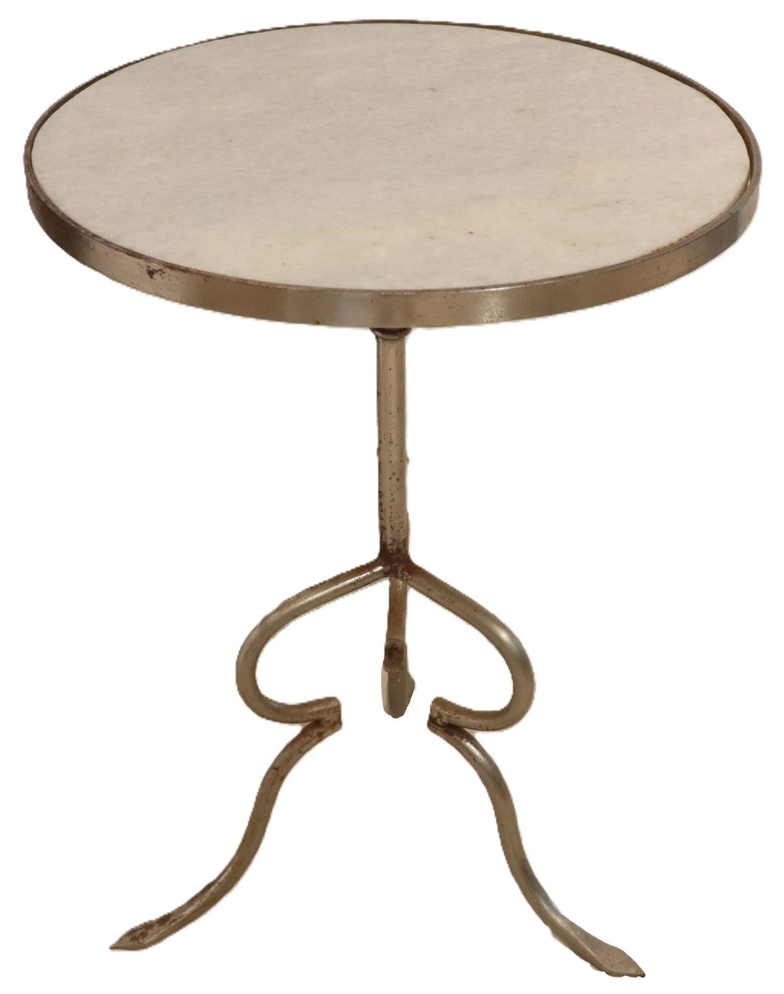 Vintage Metal and Stone Side Table (1 of 14)