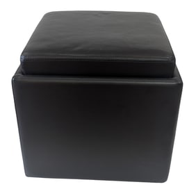 American Leather Robb And Stucky Ottoman / Storage