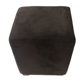 Modern Square Brown 18 Inch Ottoman