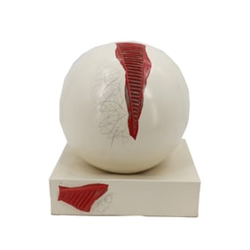 Modern Christine Fetty 1987 Ceramic Sculpture