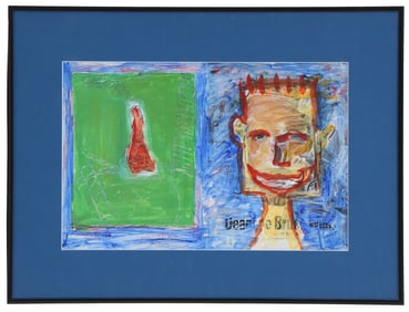 Contemporary Mixed-Media Artwork