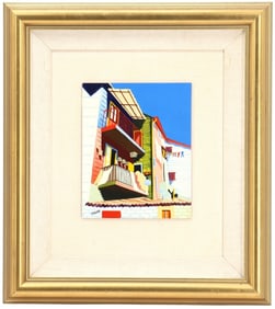 Claudio S. Guerra (Born 1958) Argentinian, Mixed Media Painting on Board Signed