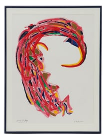 Abstract Mixed Media Painting, "Jump for Joy"