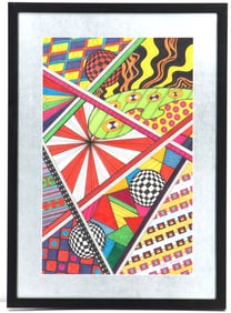 Dave Keaggy (20th/21st Century) American, Pop Art Mixed Media Painting