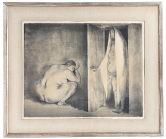 Francisco Zuniga (1912-1998), Mexican Lithograph, 1974 "La Visuta"