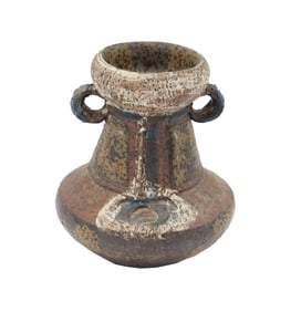 Thompson Mid-Century Brown Ceramic Vase