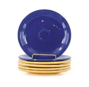 (6) Fiesta Ware Ceramic Salad Plates