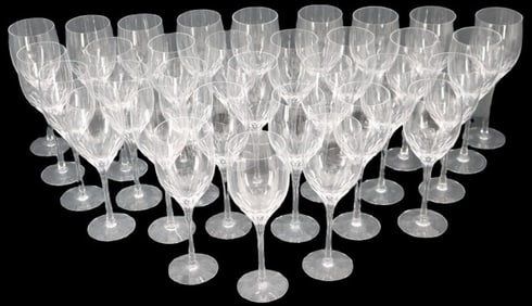 (33) Matching Swedish Orrefors Glass Prelude Water Goblets