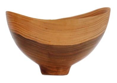 Barry Biesanz (b. 1948), Turned "Lignum Vita" Wood Bowl, 1997