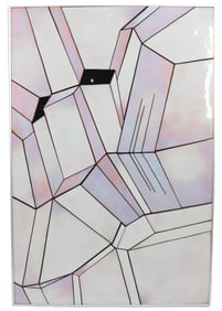 Shirley Rosenthal (1924–2015) American, Enamel Abstract Art Wall Hanging