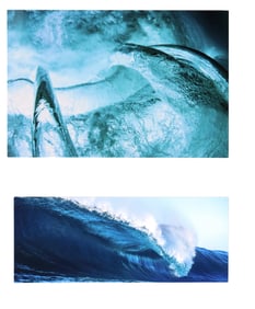 (2) Oceanic Metal Wall Art Posters