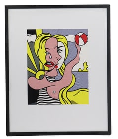 Roy Lichtenstein Exhibition Poster "Picasso and American Art."