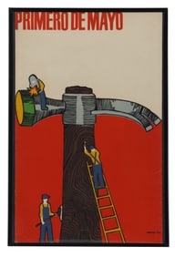 Cuban Revolutionary Poster "Pimero de Mayo"