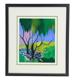 Itzchak Tarkay (1935?–?2012) Israeli/American, Artit's Proof Impressionist Landscape