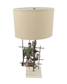 Abstract Modern Assemblage Lamp