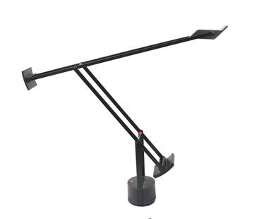 RICHARD SAPPER for ARTEMIDE 'Tizio' Table Lamp. Marked: The Tizio lamp is a hallmark of modern, minimalist design, renowned for its sleek, balanced form and innovative engineering. Its adjustable double-arm structure, supported by a counterweight system, a