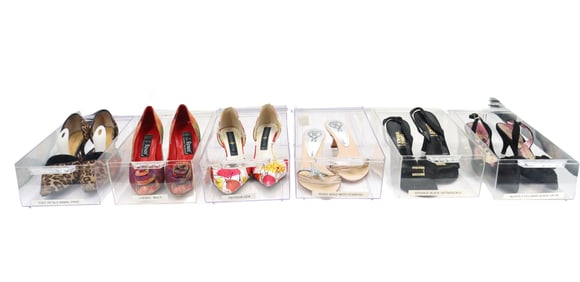 (6) Pairs of Vintage Designer Shoes