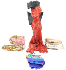 (6) Designer Scarves