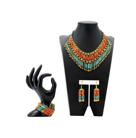 Egyptian Style (3) Piece Jewelry Set