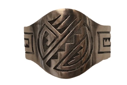 90% Silver Cuff Bracelet - Gross 1.935 ozt.