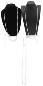 (3) Pearl Necklaces