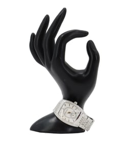 Bulova Bracelet Watch, Mother of Pearl Dial with Diamonds