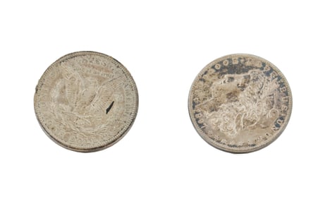 Silver Dollar Cufflinks