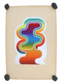 Roy Smallman (Born 1944) British, Abstract Limited Edition Serigraph Print