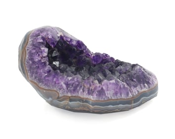 Heart-Shaped Museum Quality Amethyst Geode