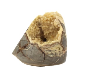 Highly Polished Fractal Geode Specimen
