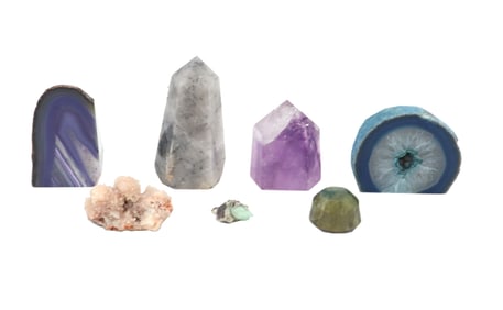 Group of 7 Polished Stones / Geodes