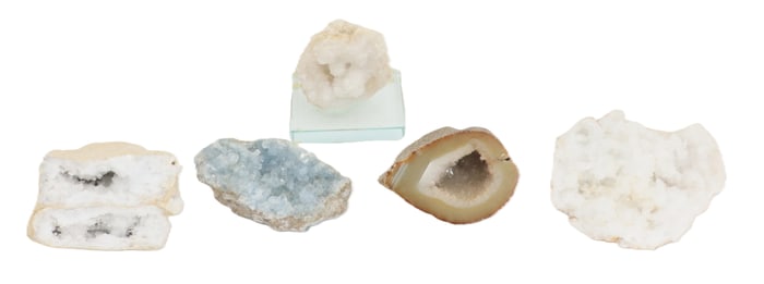 (5) Distinct Mineral Specimens