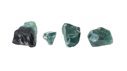 (4) Natural Volcanic Glass