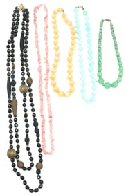 (5) Multi-Stone Necklaces