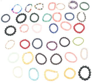 (37) Beaded Bracelets