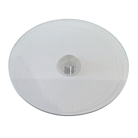 Seco Furniture Modern Glass Lazy Susan
