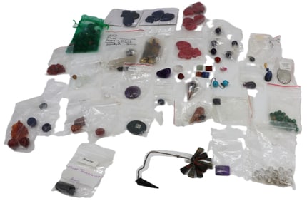 Collection of Bags of Various Rocks