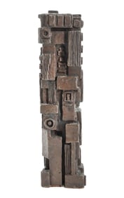 William Tarr (1925-2006) American, Bronze Brutalist Sculpture