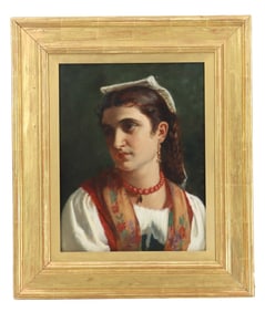 Attributed to Gustave Courbet (1819–1877) French, Oil on Canvas Portrait of a Southerner