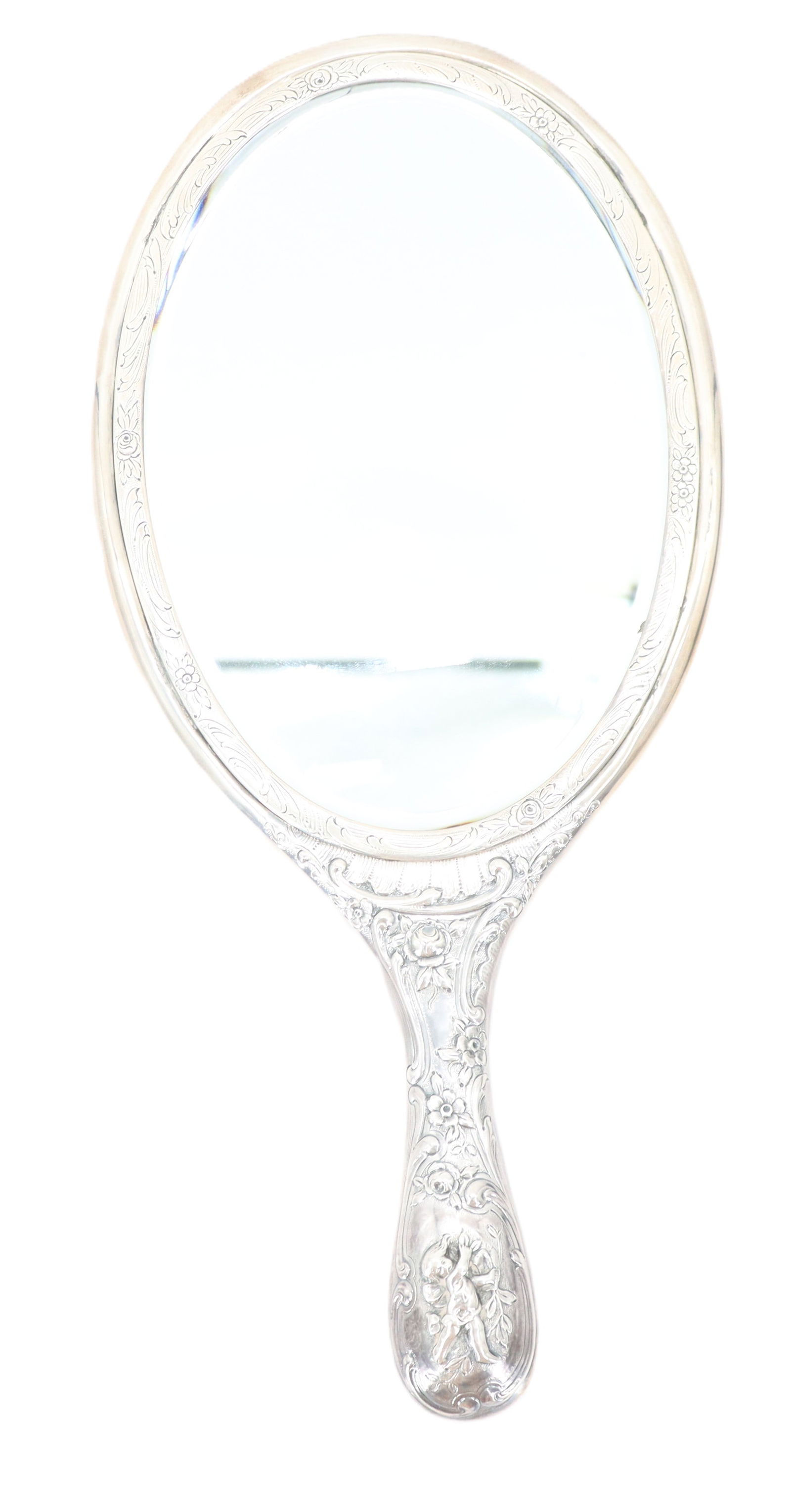 Marshall Field Sterling Silver Mirror - Gross 37.895 ozt. (1 of 15)