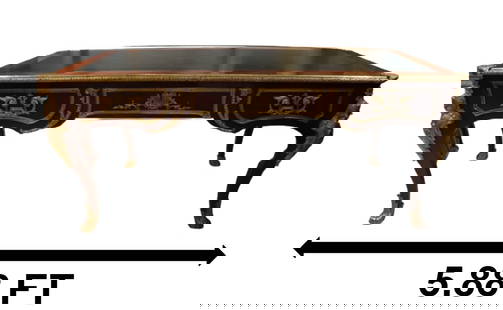 French Louis XV Style Mahogany Bureau Plat with Gilt Bronze Ormolu Mounts: It&rsquo;s a classic French writing desk characterized by its flat, spacious surface, often with drawers underneath, designed specifically for writing and working. Unlike a simple table, a Bureau Plat