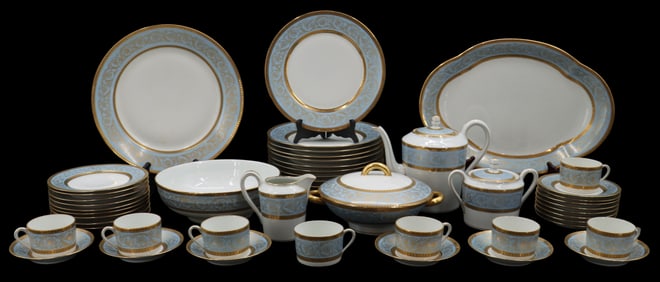 CH. Field Haviland Limoges Pascal Dinnerware (50) Pieces