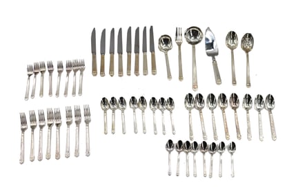 (54) Christofle France Flatware Serving Set for 8