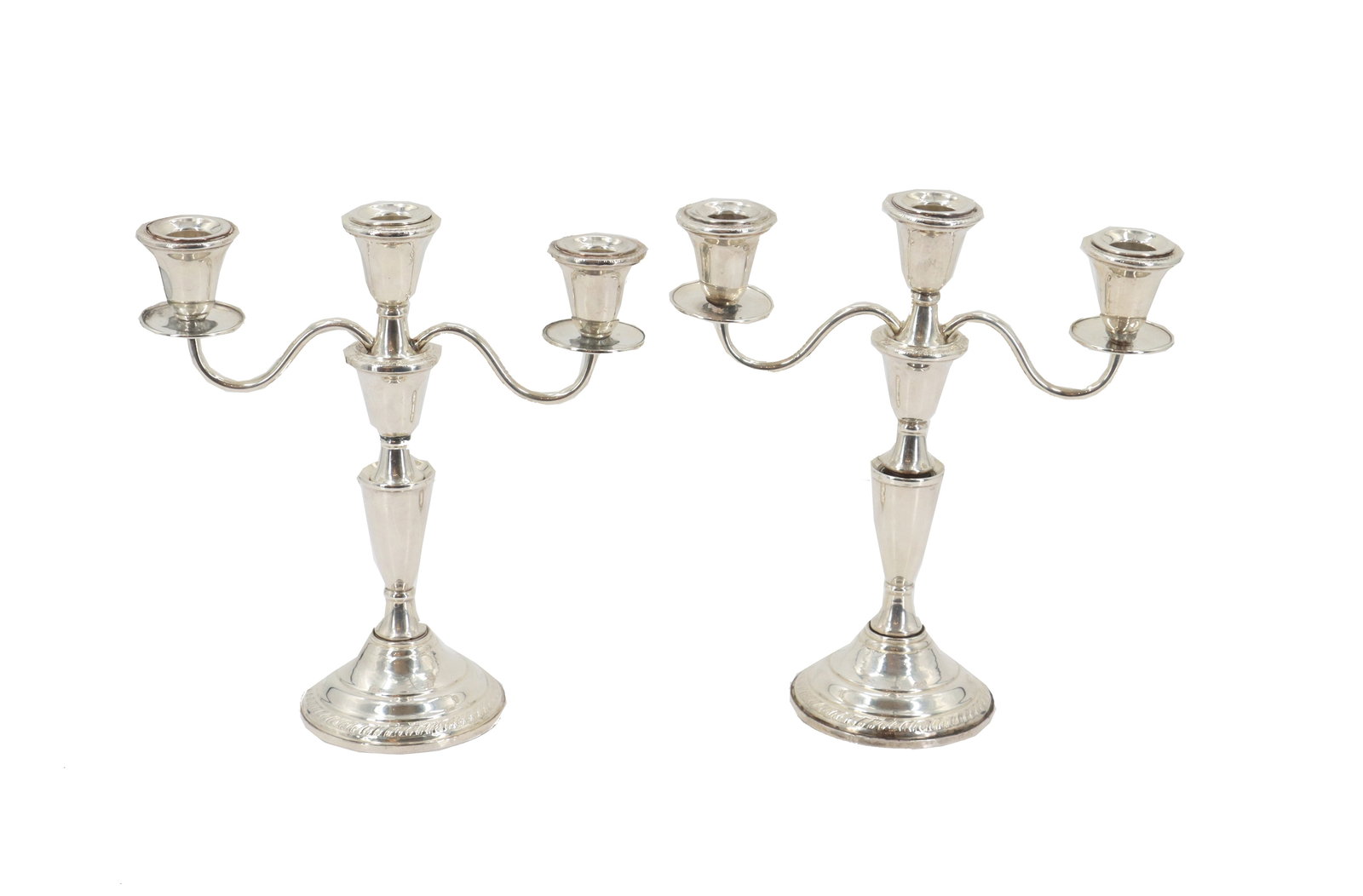 (2) "Princess" Weighted Sterling Candelabras (1 of 15)