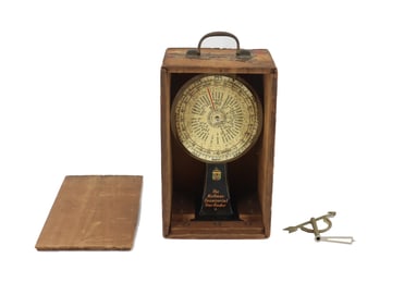Antique Early 20th Century Kullmer Equatorial Star Finder in Original Box